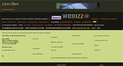 Desktop Screenshot of livre-libre.net
