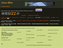 Tablet Screenshot of livre-libre.net